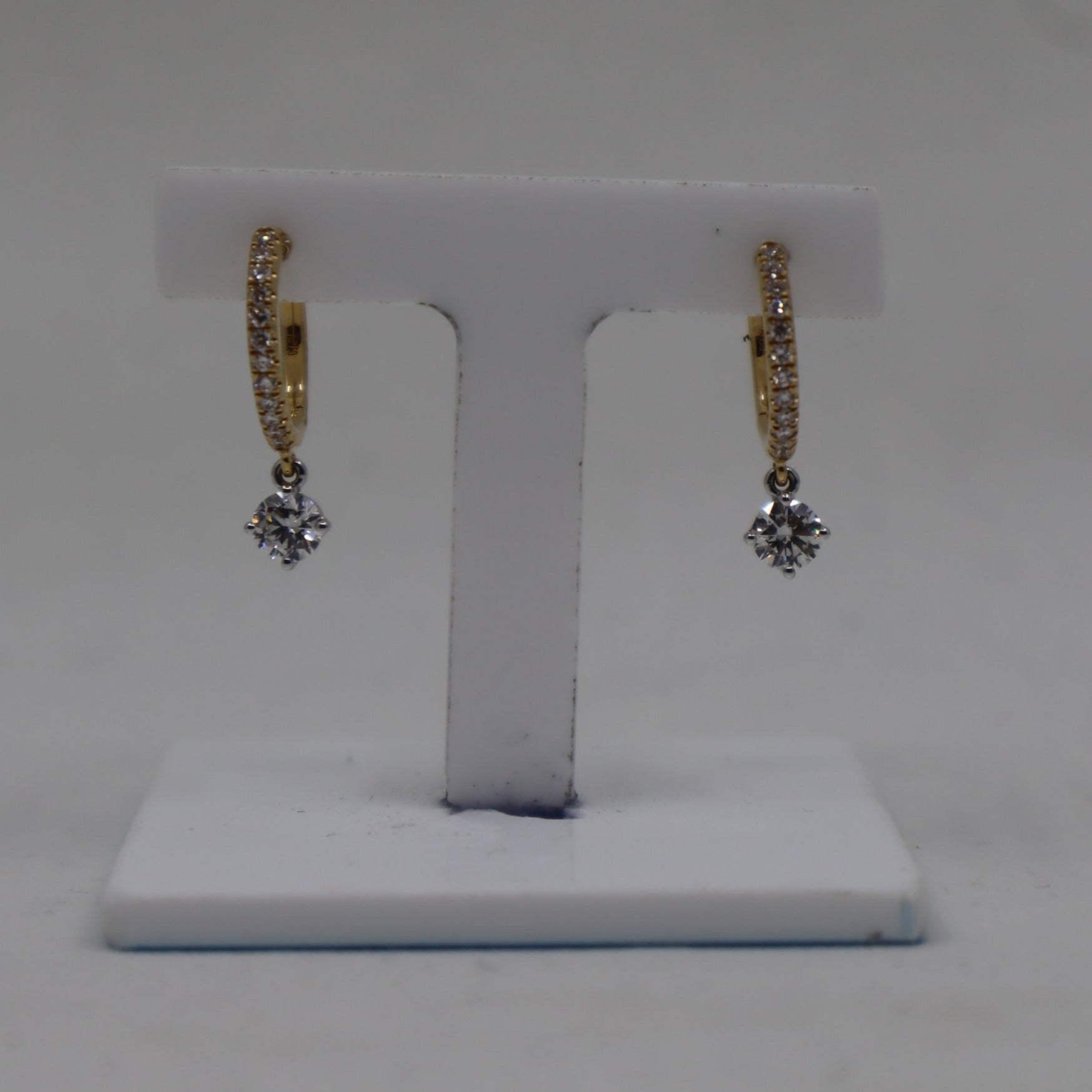 Diamond sale set earrings