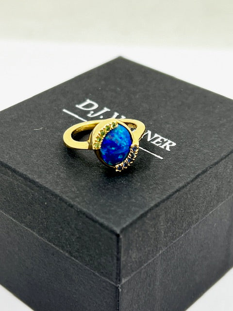 18ct Yellow Gold Opal Ring