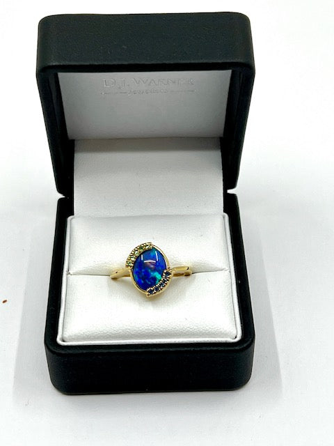 18ct Yellow Gold Opal Ring