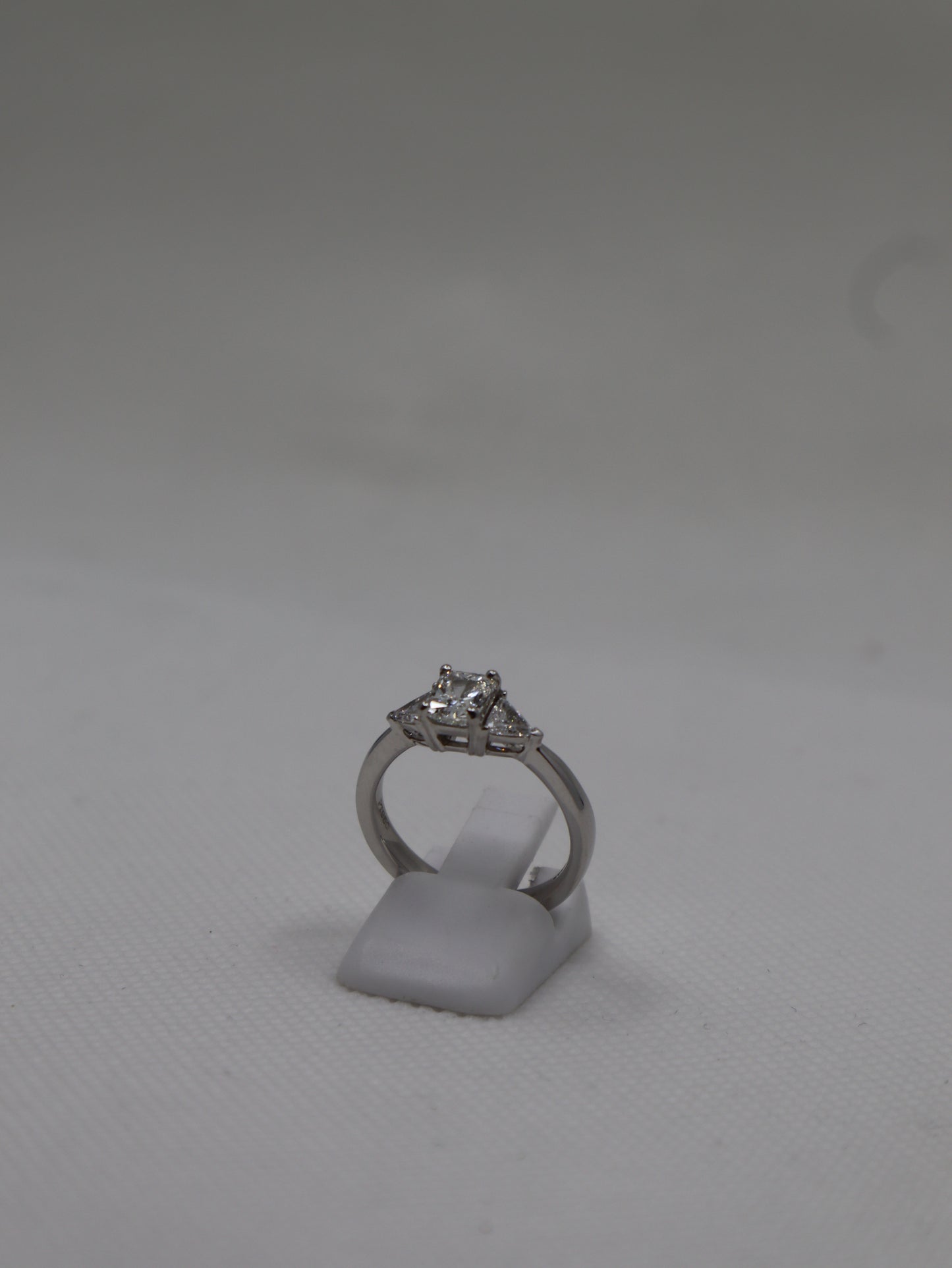 Platinum 3 Stone Diamond Ring