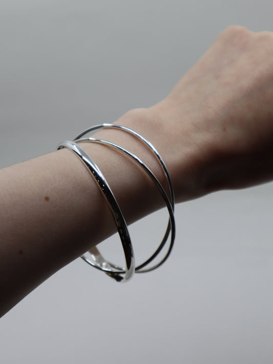Silver Russian Bangle