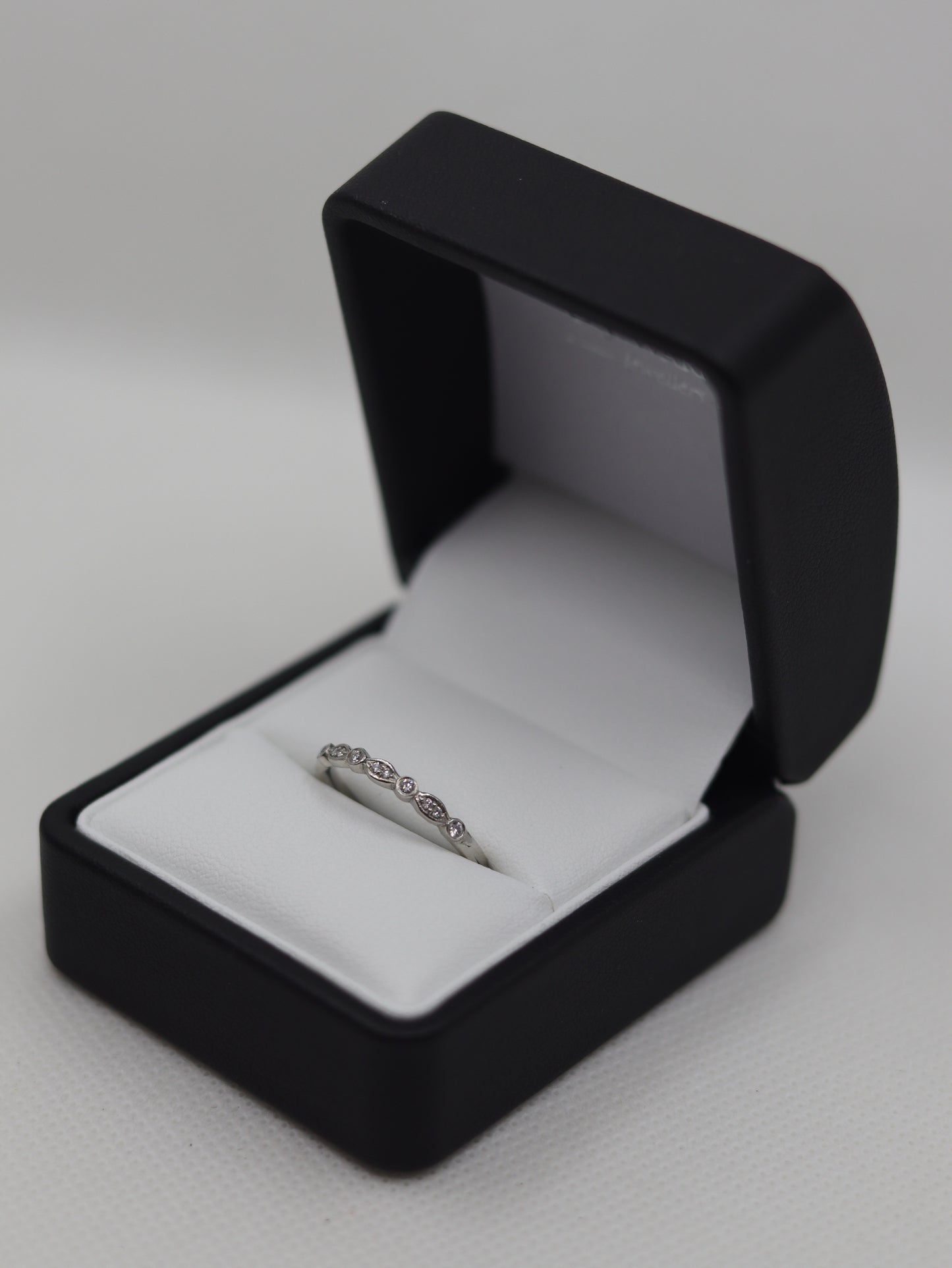 Platinum Round and Marquise Shape Eternity Ring