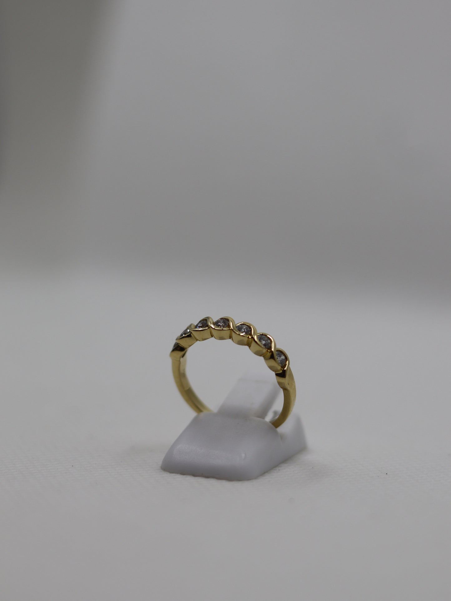 18ct Yellow Gold S Set Eternity Ring