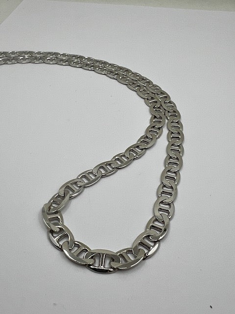 Silver Anchor Link Chain