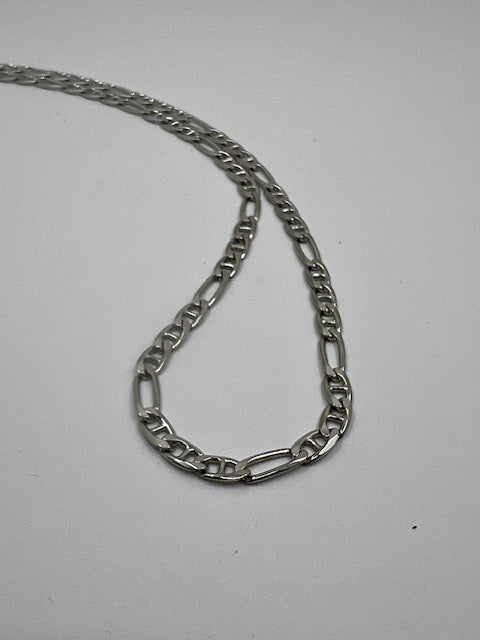 Silver Figaro Link Chain