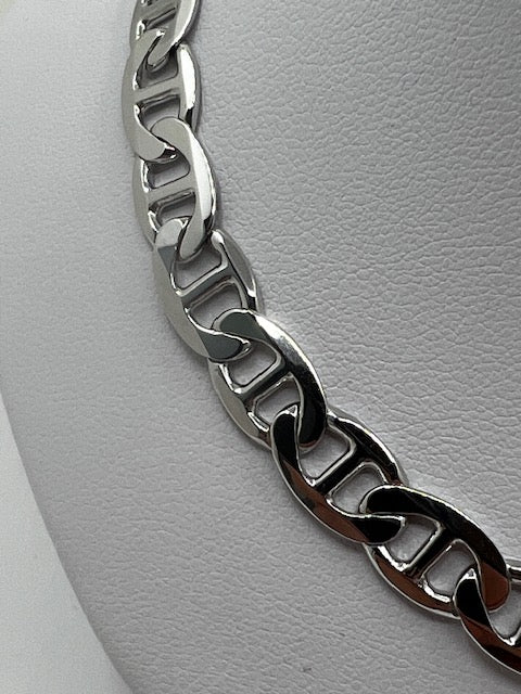 Silver Anchor Link Chain