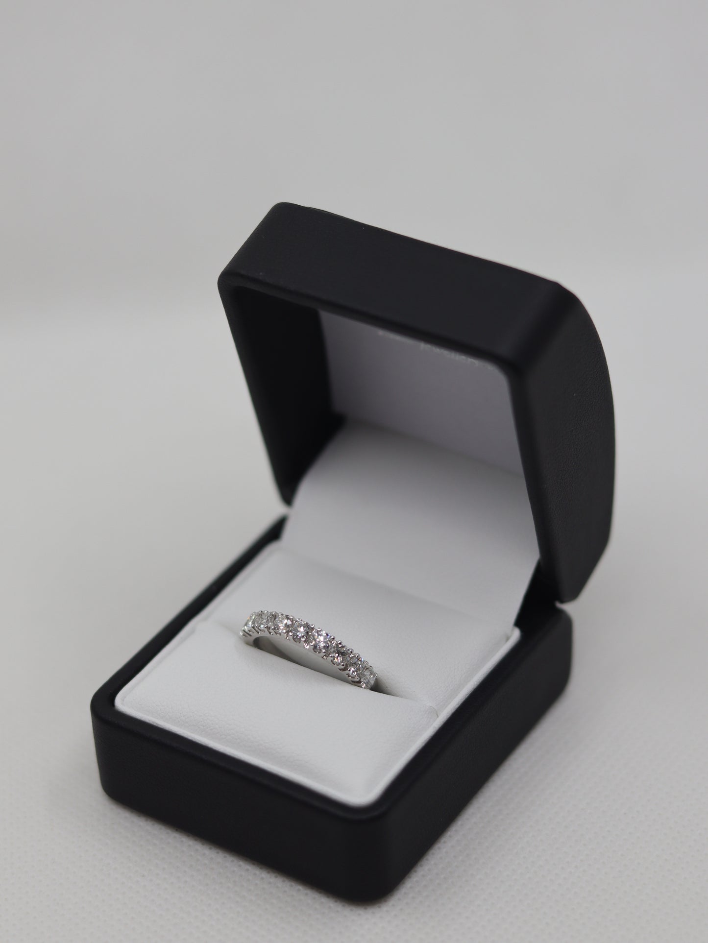 18ct White Gold 9 Stone Diamond Eternity Ring