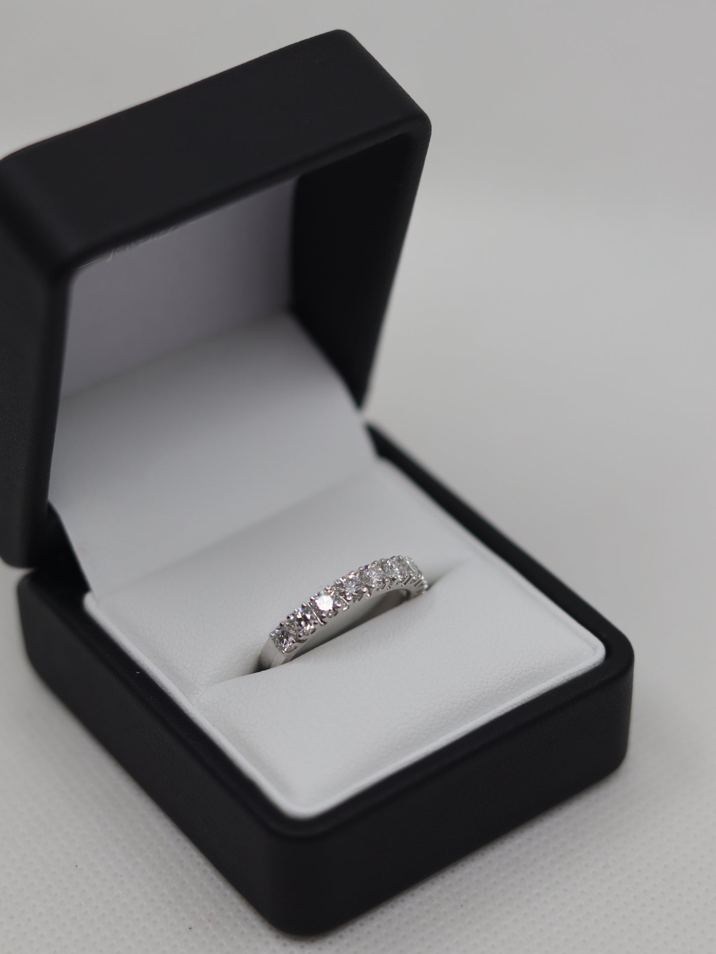 18ct White Gold 9 Stone Diamond Eternity Ring