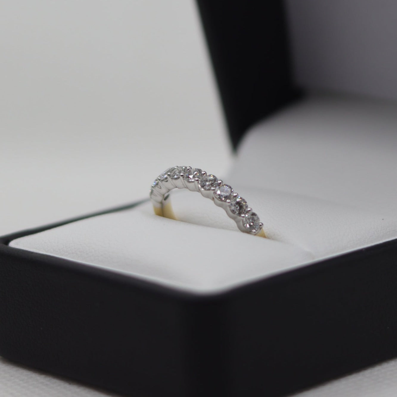 18ct Yellow and White Gold Diamond Eternity Ring