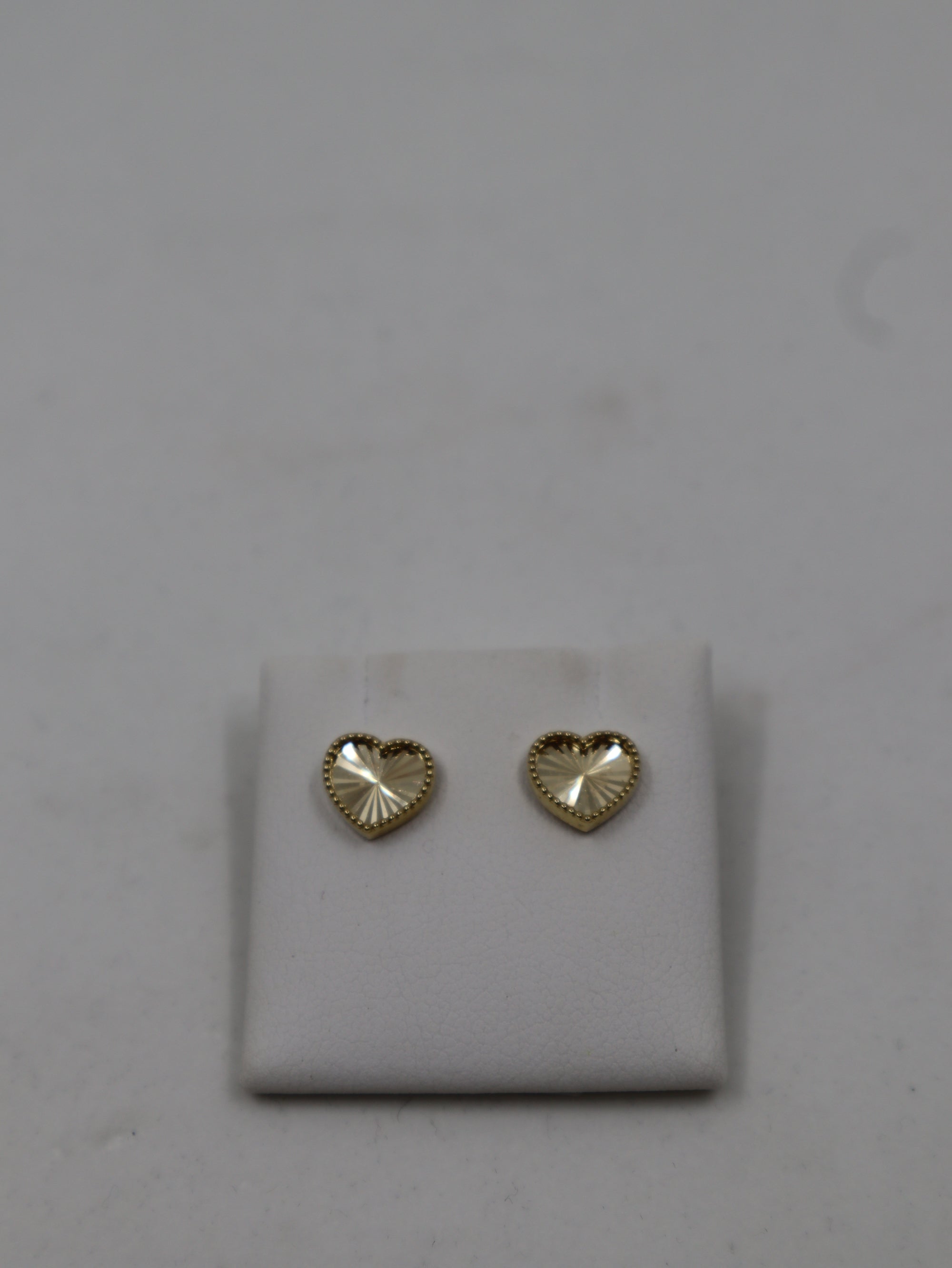 Stud earrings hot sale heart shaped