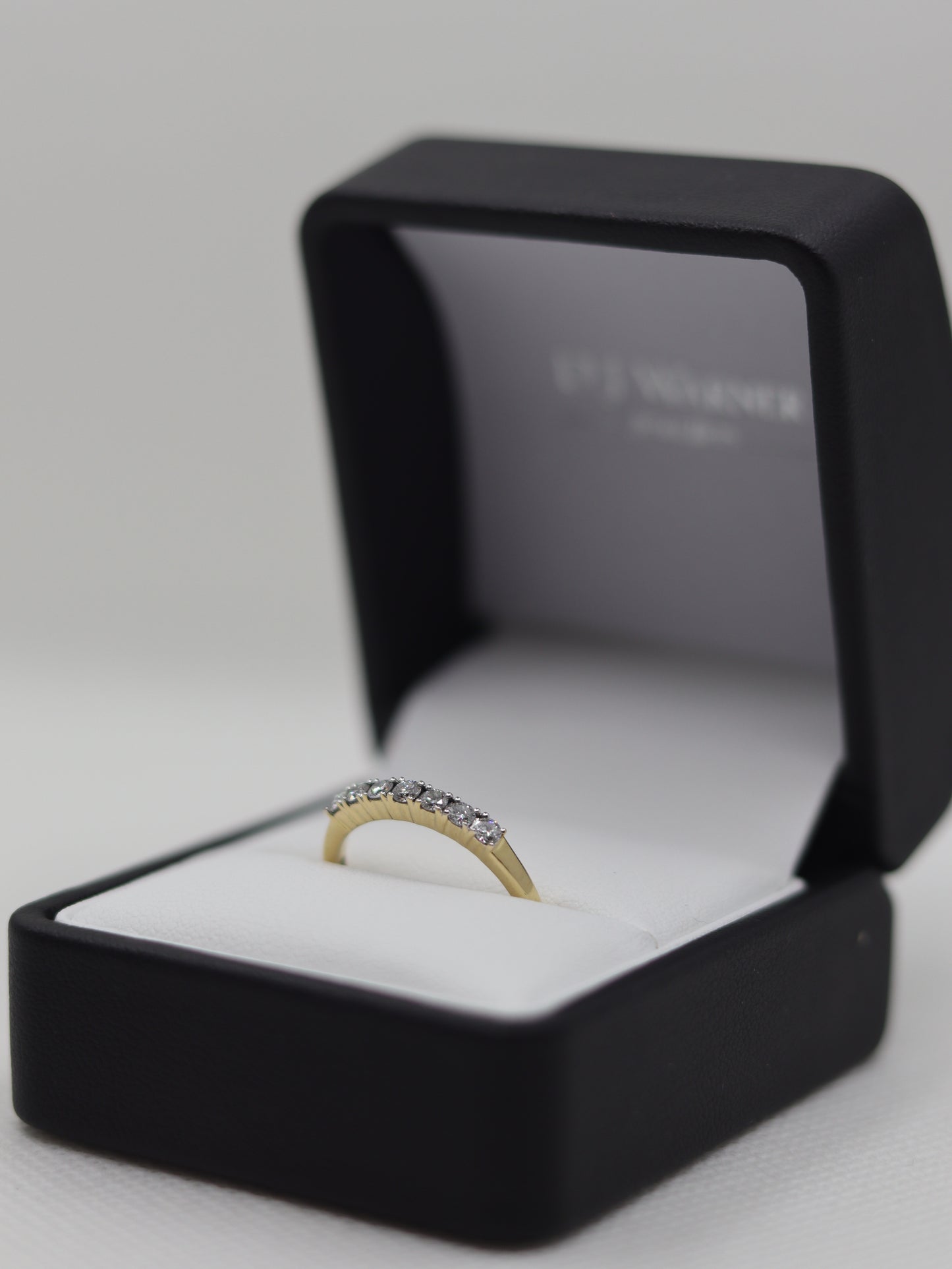 18ct Yellow Claw Set Eternity Ring