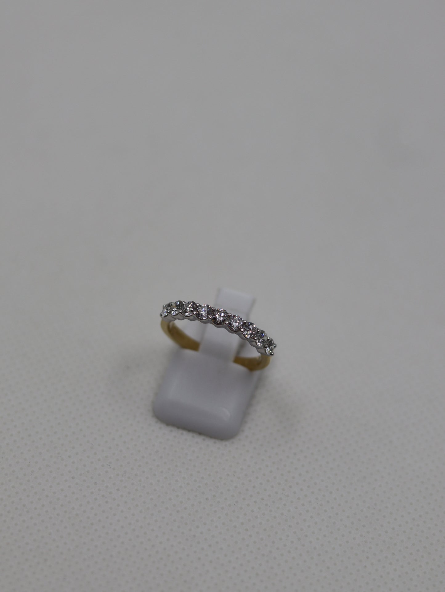 18ct Yellow and White Gold Diamond Eternity Ring