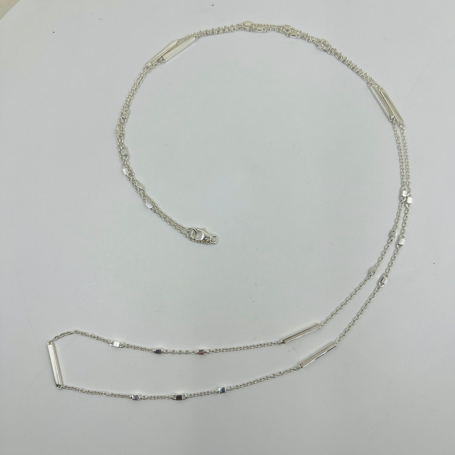 Silver Dot Dash Chain